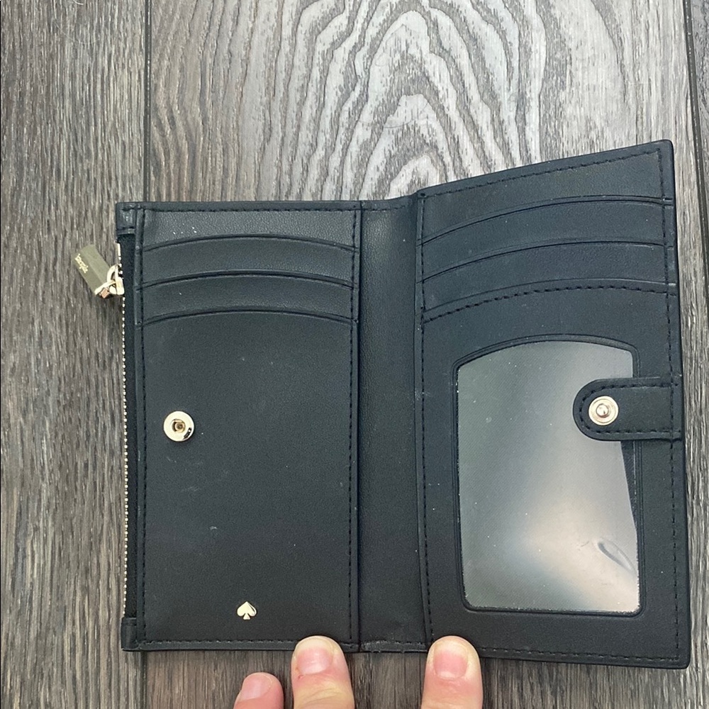 Kate Spade Black and White Polka Dot Wallet - Picture 4 of 5